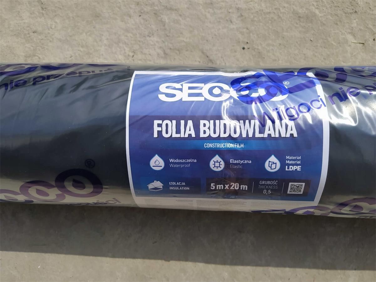 Folia Budowlana Czarna Secco X Atest Mm Fbc X X X M