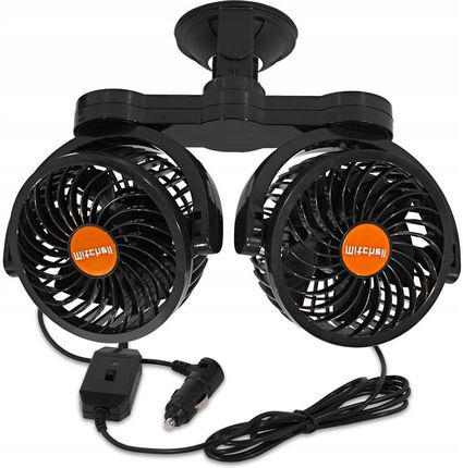 WENTYLATOR TURBO WIATRAK PODWÓJNY OBROTOWY 24V 61019 - zdjęcie 2
