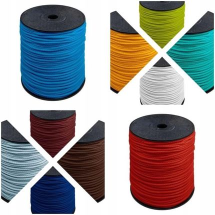SZNUREK POLIESTROWY 5,5MM LINKA 200MB - P.RÓŻ - zdjęcie 3