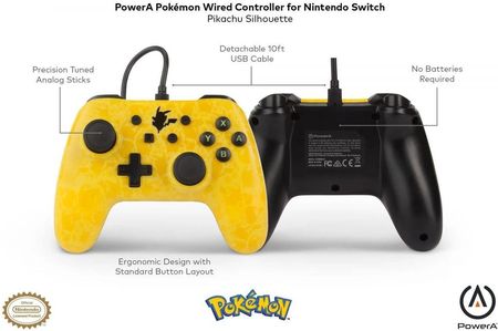 PowerA Switch Pad Pokemon Pikachu Yellow - zdjęcie 6