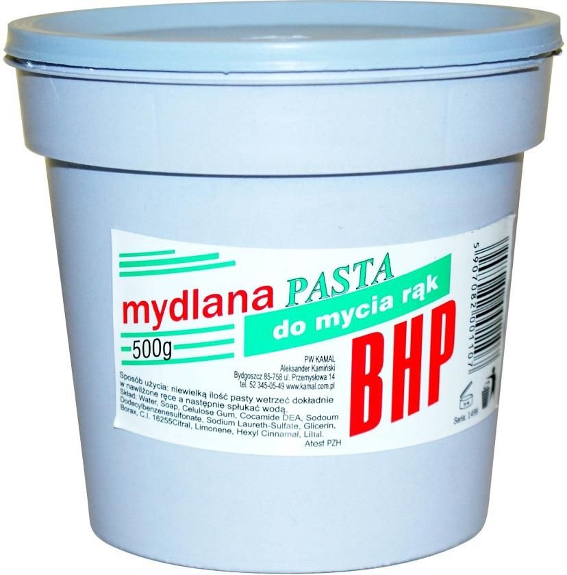 Kamal Bhp Pasta Do Mycia Dłoni Mydlana 500G Opinie i atrakcyjne ceny