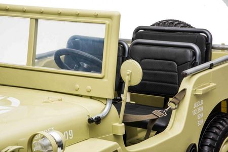 Joko Auto Na Akumulator Jeep Wojskowy Na Akumulator Retro Wojskowy 4X4 Matcha - zdjęcie 2