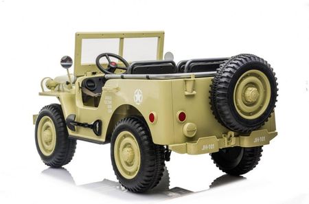 Joko Auto Na Akumulator Jeep Wojskowy Na Akumulator Retro Wojskowy 4X4 Matcha - zdjęcie 3