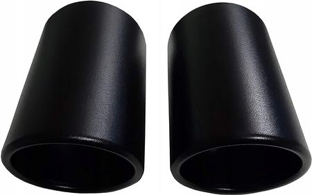 KOŃCÓWKA WYDECHU TŁUMIKA 2 SZT AUDI VW SEAT SKODA TSI BLACK TITANIUM - zdjęcie 2