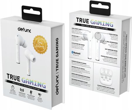 DEFUNC True Gaming Biały - zdjęcie 4