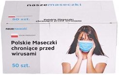 Ranking Maseczki Jednorazowe Medyczne POLSKIE Typ II ze Wszystkimi Atestami, BFE 98,6% Maski ochronne