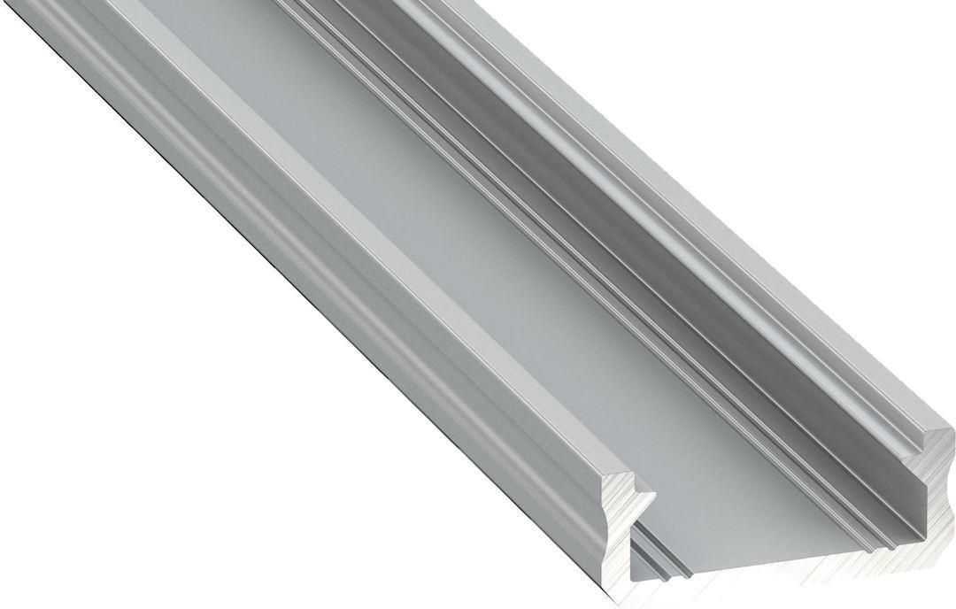 Zdjęcie Milagro Profil Aluminowy Srebrny Typ D 1M + Klosz Mleczny (D Sreb 1 M) - Michałowo