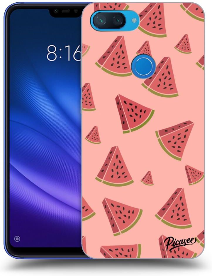 Silikonowe przeźroczyste etui na Xiaomi Mi 8 Lite Watermelon Etui