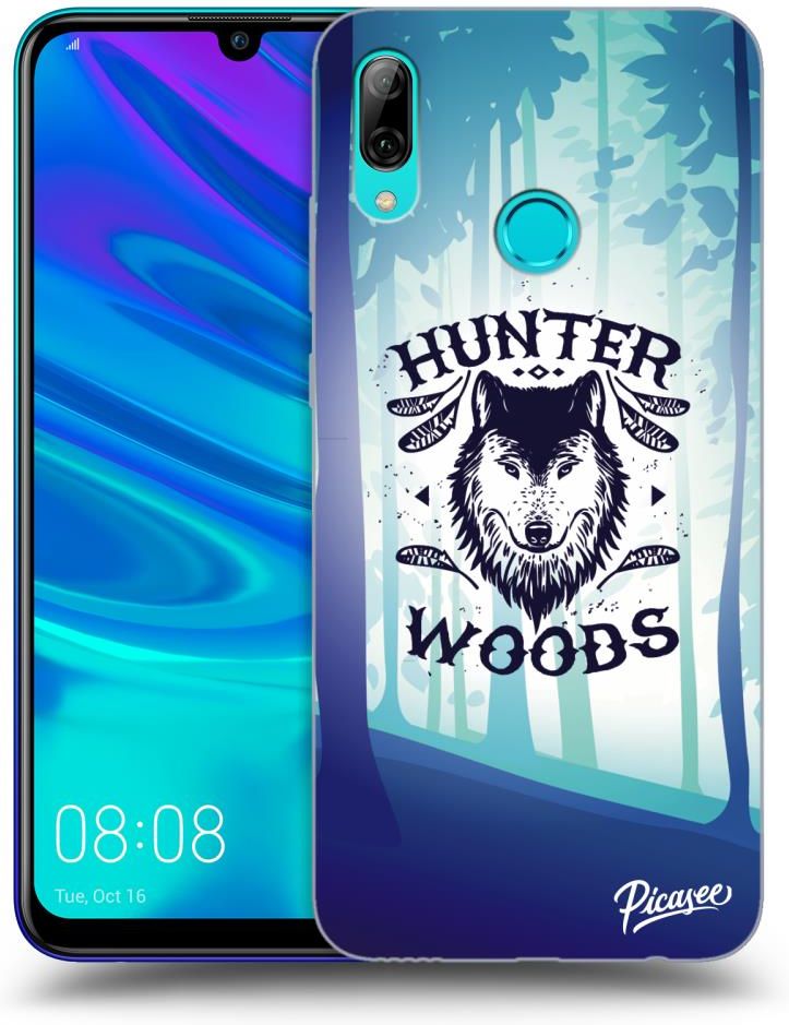 Silikonowe Czarne Etui Na Huawei P Smart Wolf Etui Na