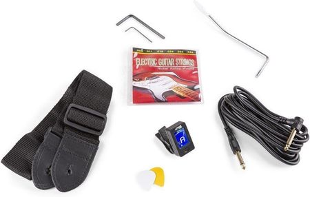Gitara Elektryczna Gigkit Sunburst Podpalana - zdjęcie 3