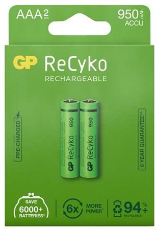 GP RECYKO AAA BATTERI 950 MAH 2 PACK Ceny I Opinie Na Ceneo Pl