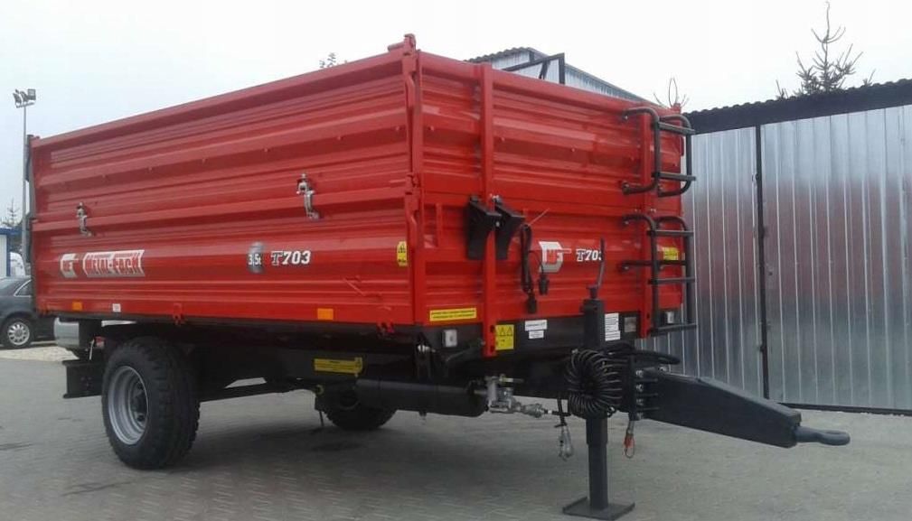 Zdjęcie Przyczepa Jednoosiowa METAL-FACH T703A 3,8t T957 - Kosów Lacki