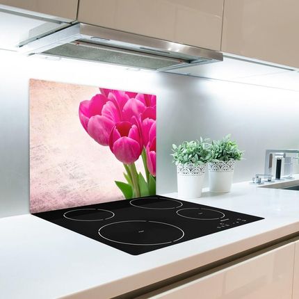 Tulup Deska do krojenia Różowe tulipany 60x52cm (PLDKNN90952565) - zdjęcie 3