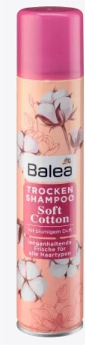 Szampon do włosów Balea Suchy Szampon Soft Cotton 200 ml Opinie i