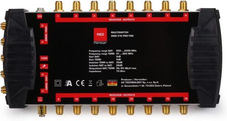Opticum Multiswitch Oms Pro-Trq (5/16) (OMS516PROTRQ) - zdjęcie 3