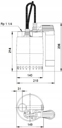 Grundfos Unilift Kp 150-Av1 011H1400 - zdjęcie 2