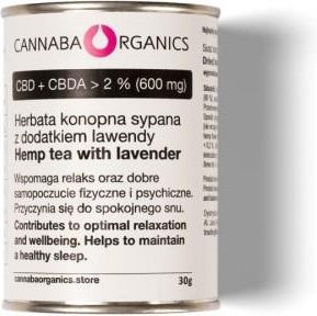 Cannaba Organics Herbata Konopna CBD CBDA 2 30g Opinie I Ceny Na