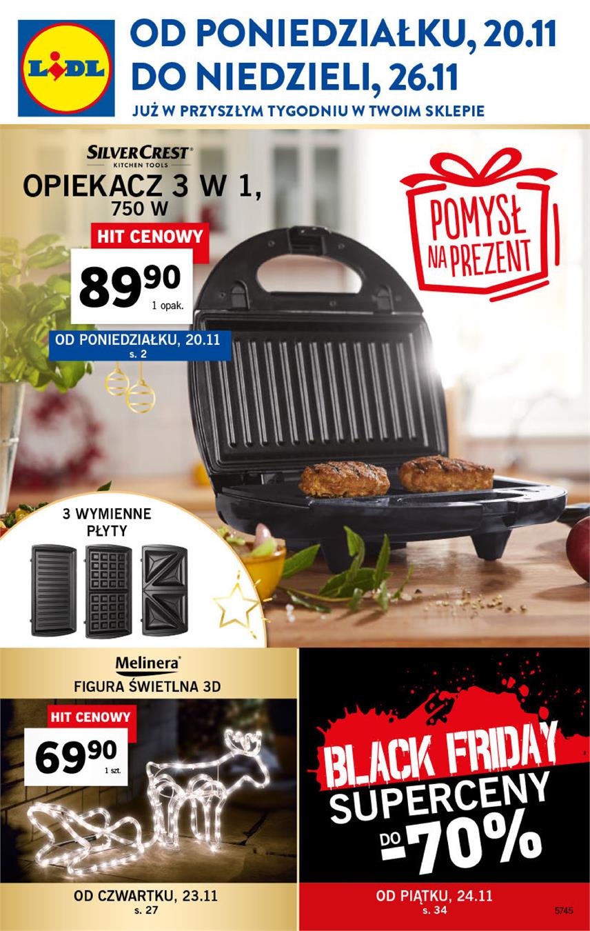 Gazetka Lidl Polska Sp. z o.o. nr 1 od 2017-11-20 do 2017-11-26