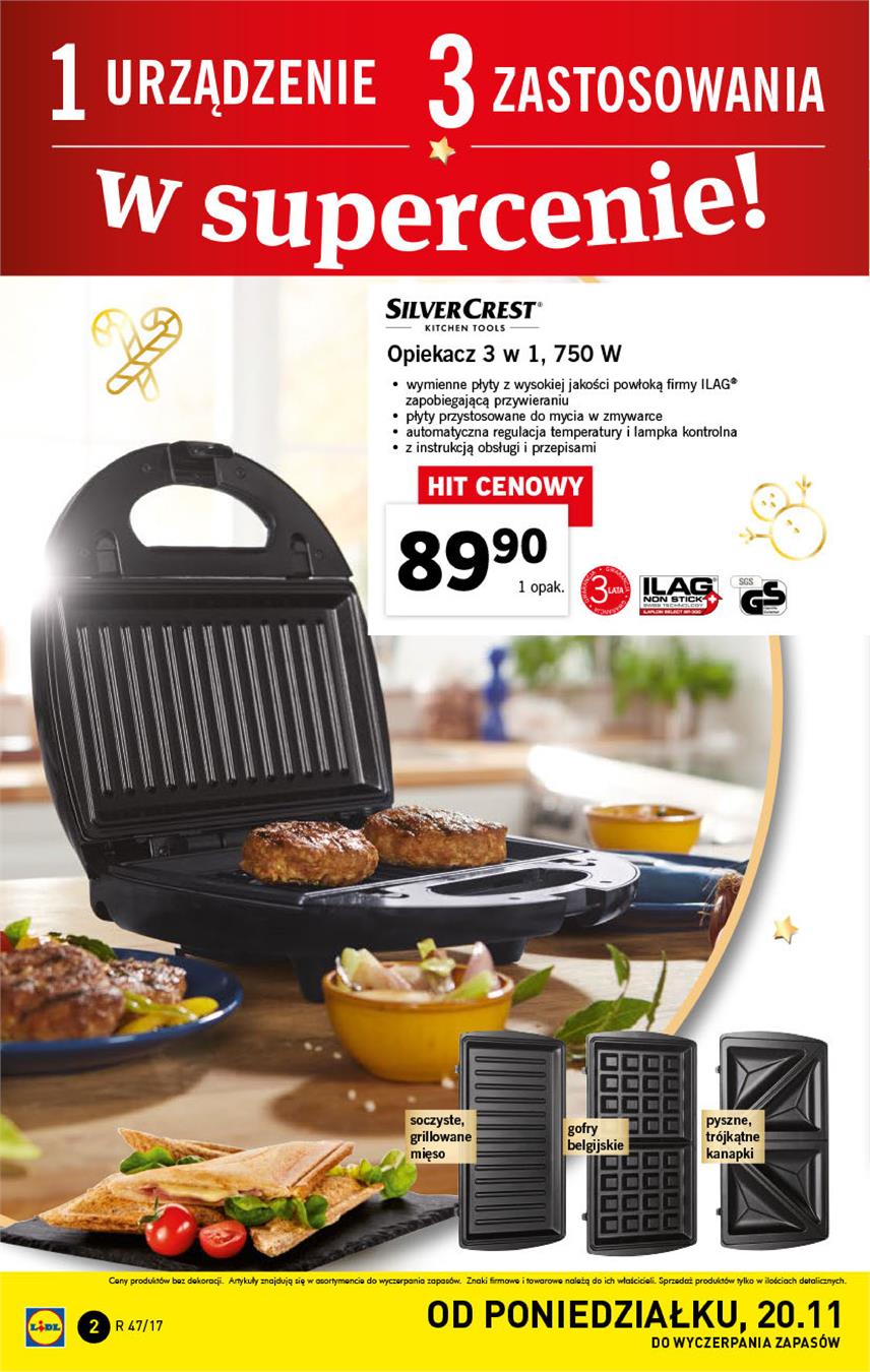 Gazetka Lidl Polska Sp. z o.o. nr 2 od 2017-11-20 do 2017-11-26