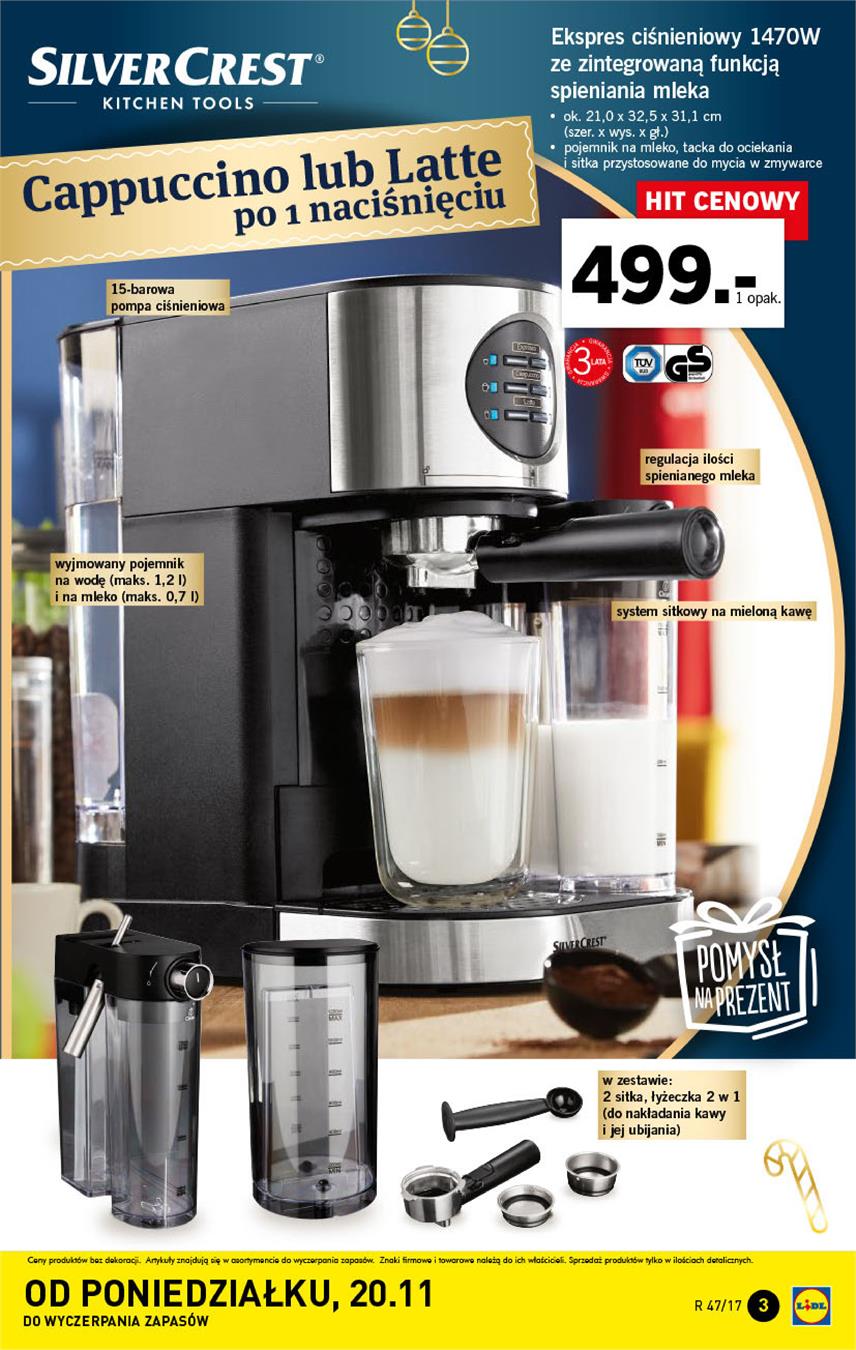 Gazetka Lidl Polska Sp. z o.o. nr 3 od 2017-11-20 do 2017-11-26