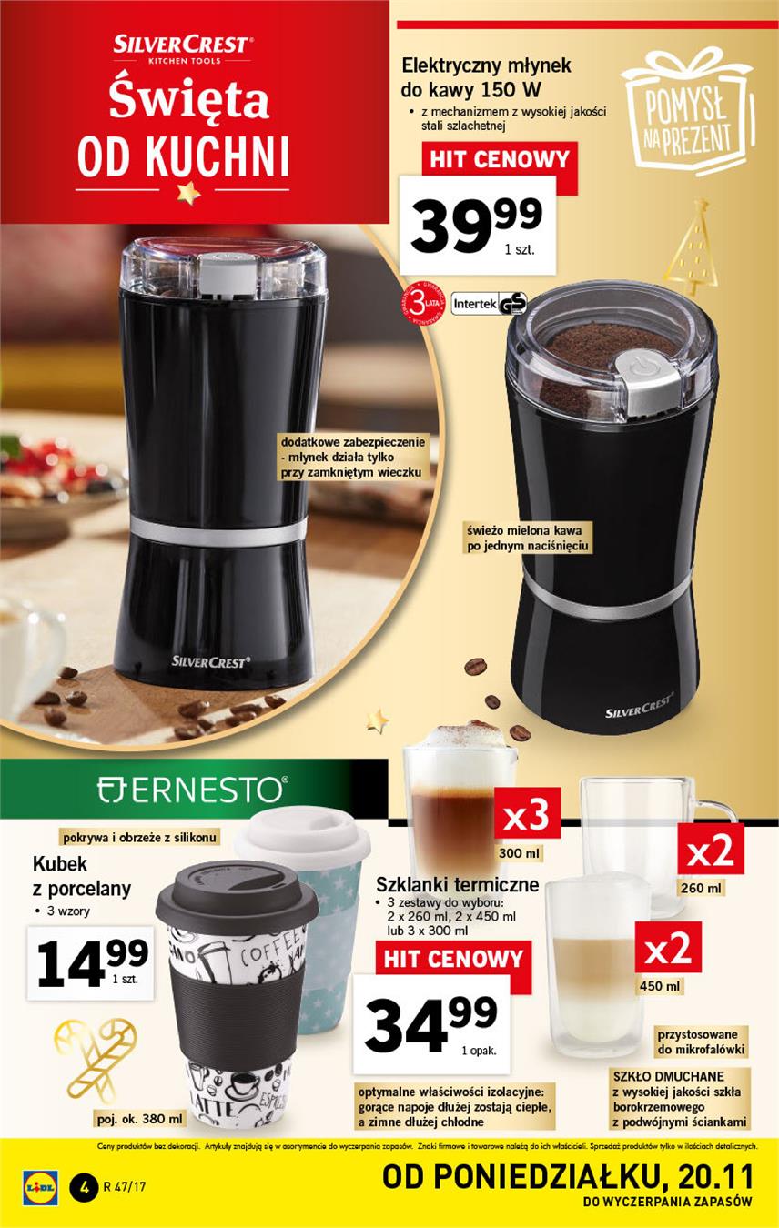 Gazetka Lidl Polska Sp. z o.o. nr 4 od 2017-11-20 do 2017-11-26