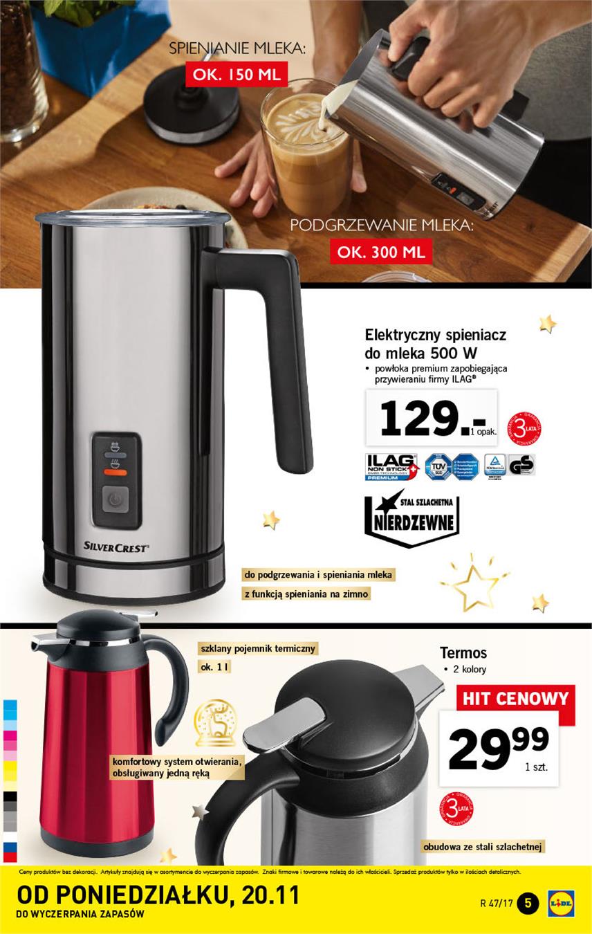 Gazetka Lidl Polska Sp. z o.o. nr 5 od 2017-11-20 do 2017-11-26
