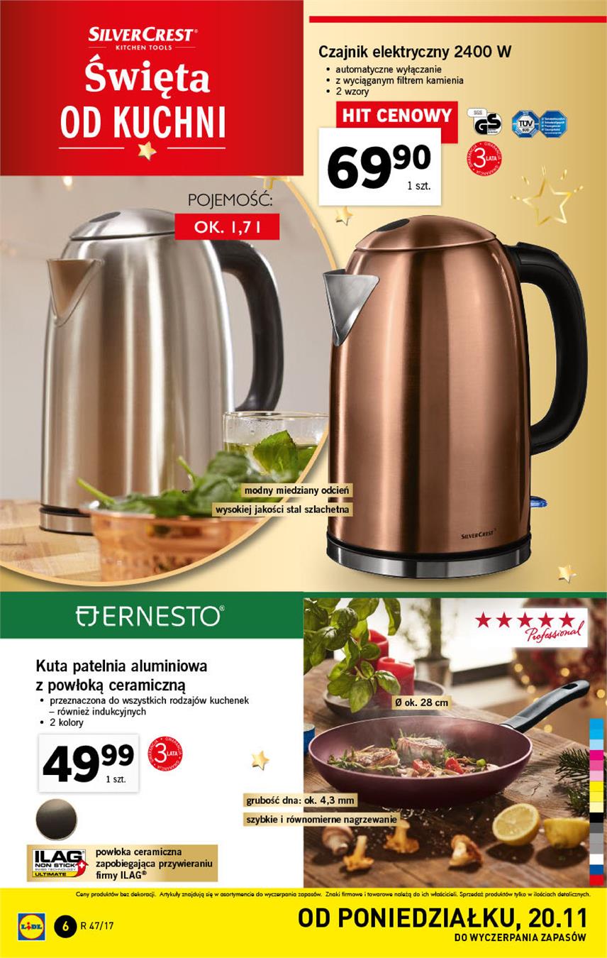 Gazetka Lidl Polska Sp. z o.o. nr 6 od 2017-11-20 do 2017-11-26