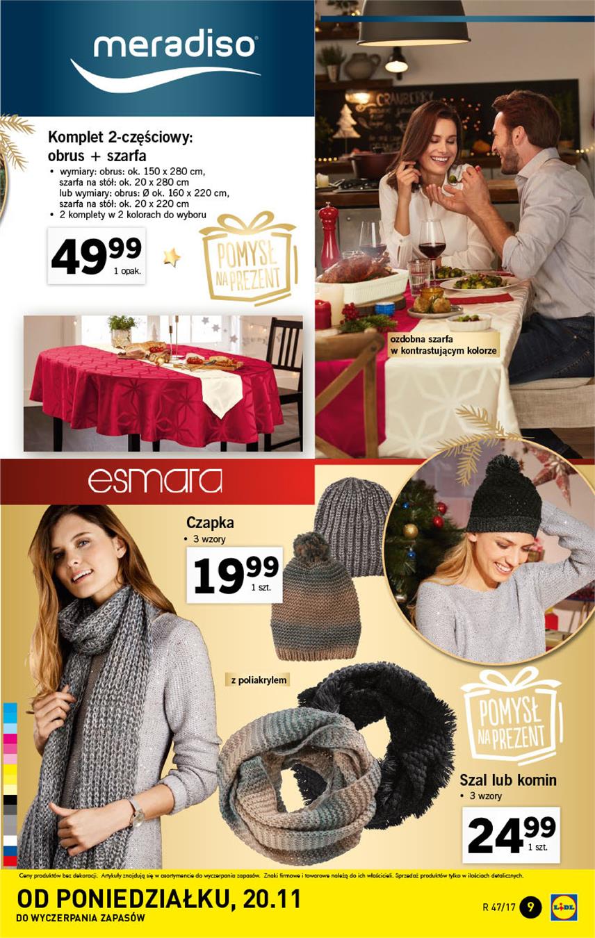 Gazetka Lidl Polska Sp. z o.o. nr 9 od 2017-11-20 do 2017-11-26