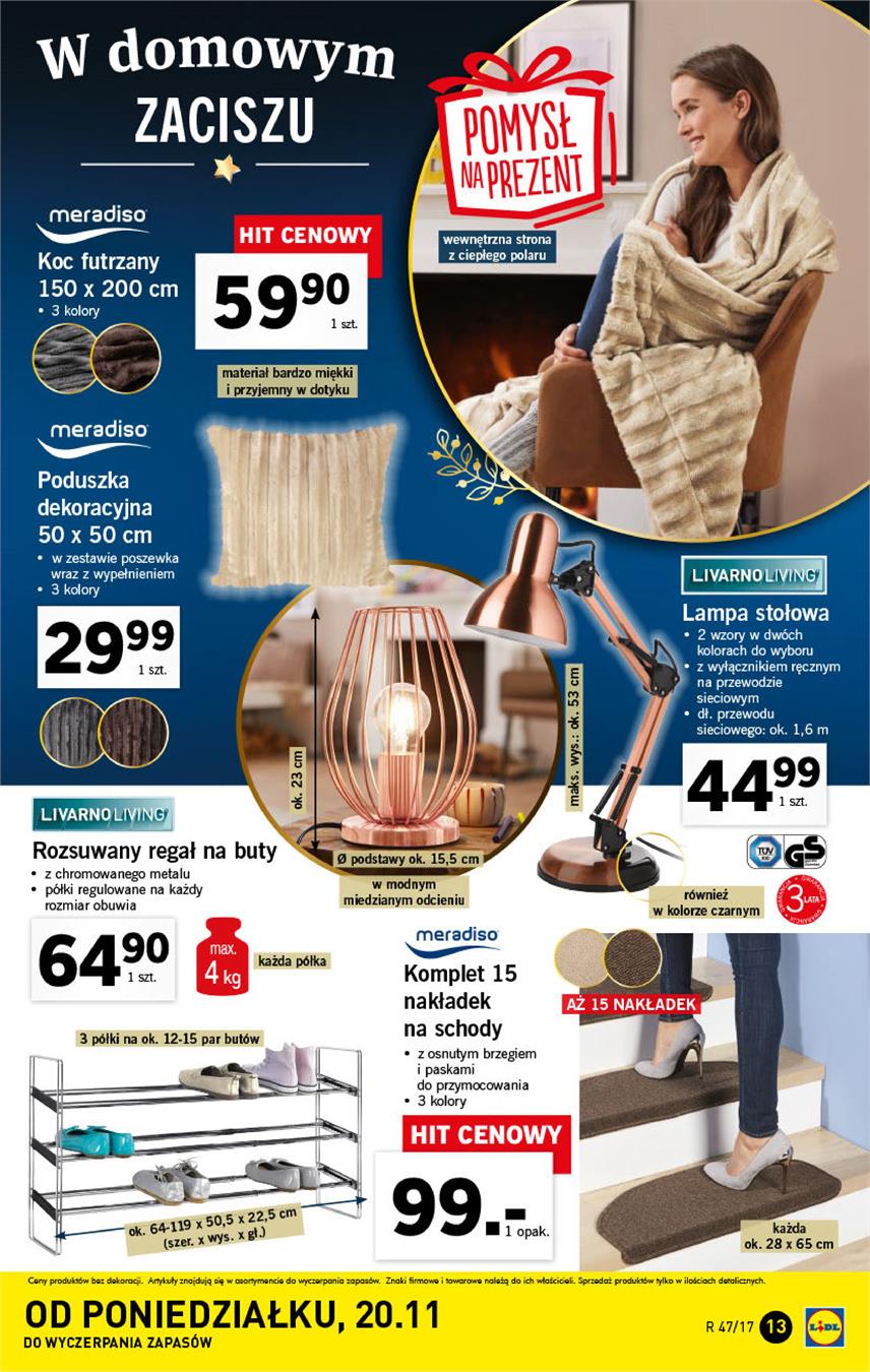 Gazetka Lidl Polska Sp. z o.o. nr 13 od 2017-11-20 do 2017-11-26