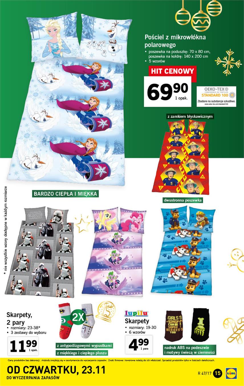 Gazetka Lidl Polska Sp. z o.o. nr 15 od 2017-11-20 do 2017-11-26