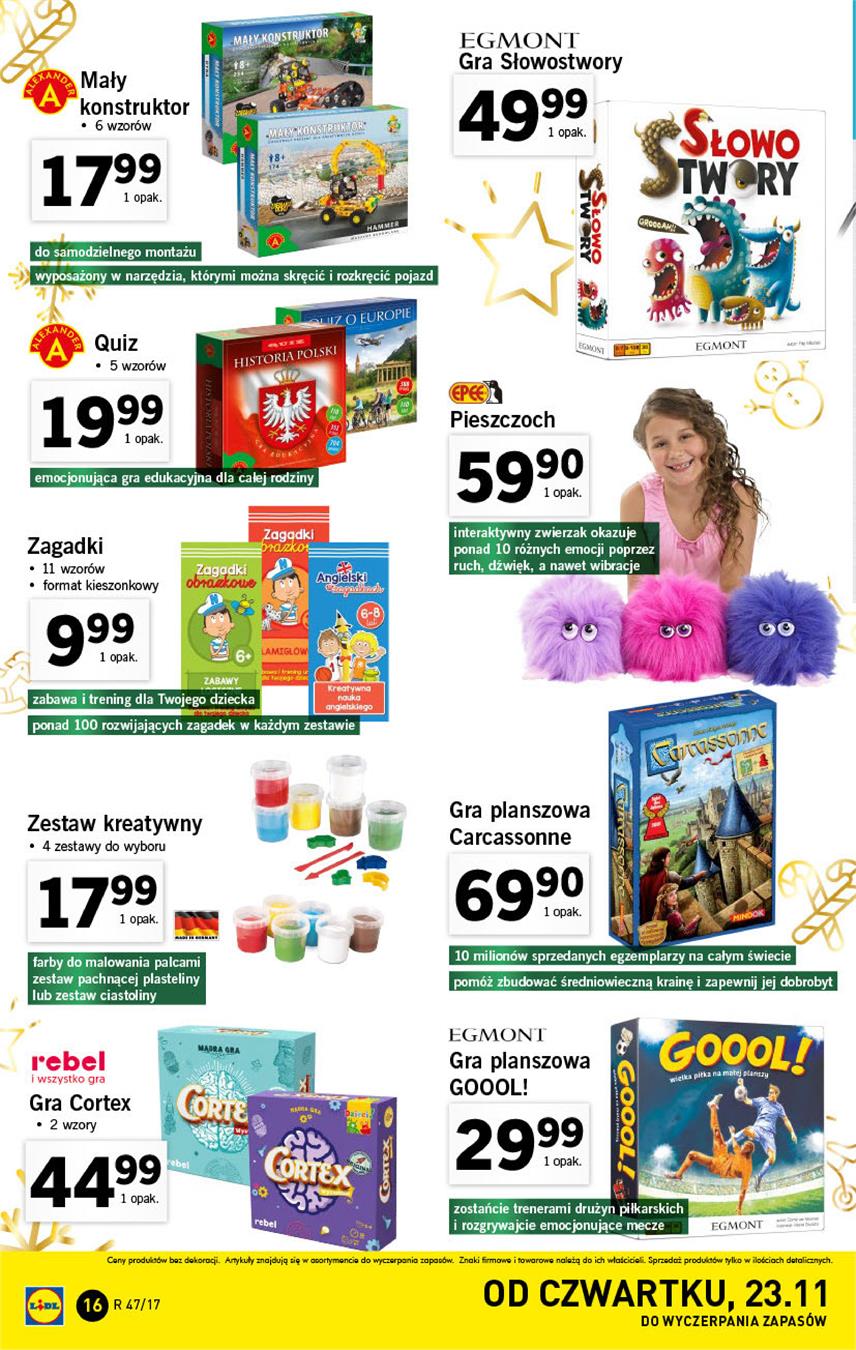 Gazetka Lidl Polska Sp. z o.o. nr 16 od 2017-11-20 do 2017-11-26