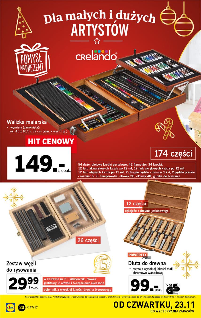 Gazetka Lidl Polska Sp. z o.o. nr 20 od 2017-11-20 do 2017-11-26