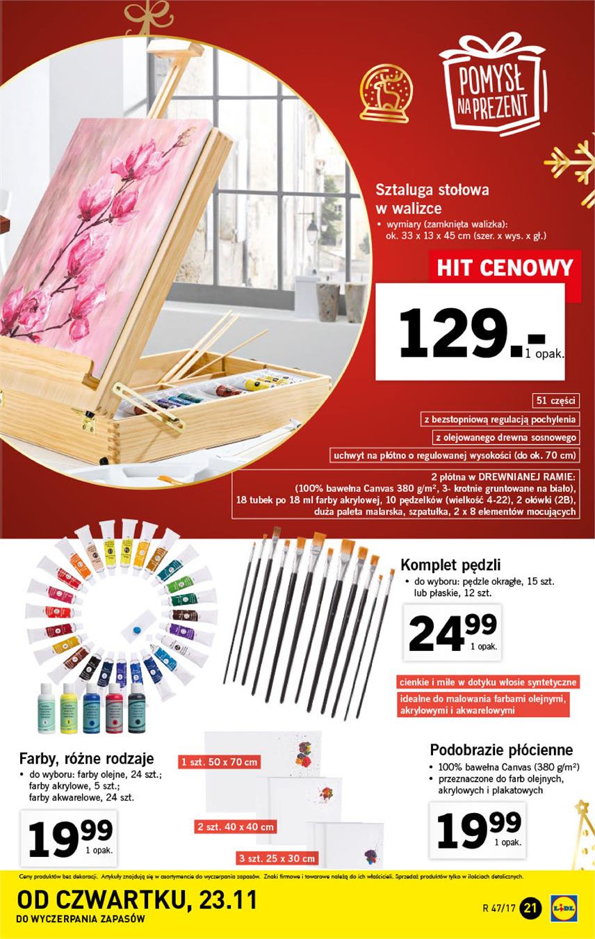 Gazetka Lidl Polska Sp. z o.o. nr 21 od 2017-11-20 do 2017-11-26