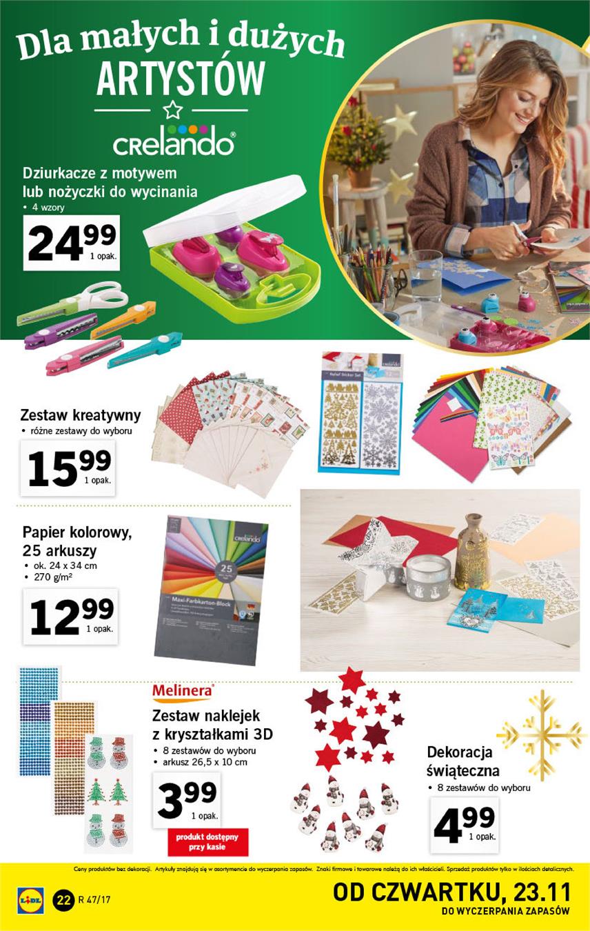 Gazetka Lidl Polska Sp. z o.o. nr 22 od 2017-11-20 do 2017-11-26