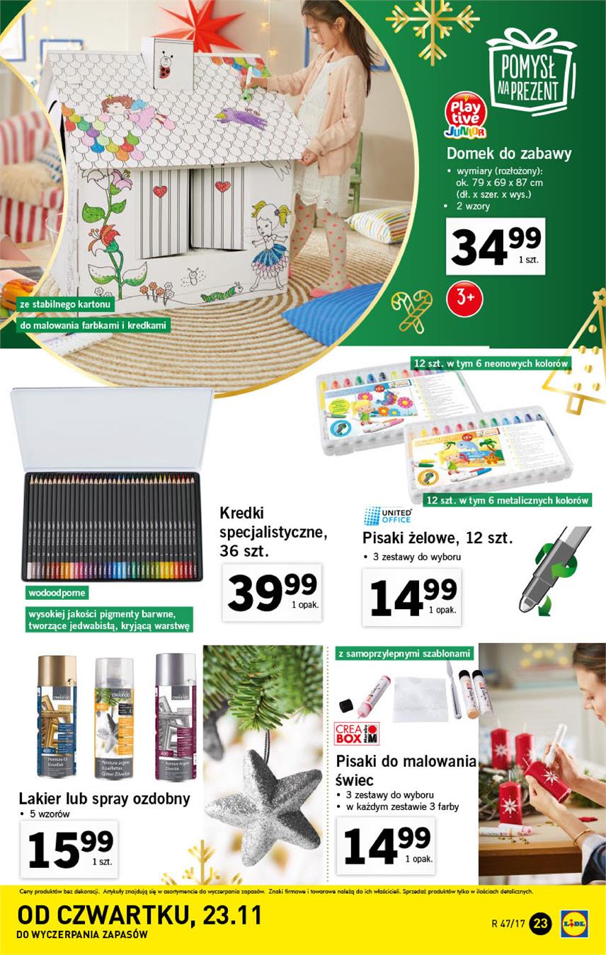 Gazetka Lidl Polska Sp. z o.o. nr 23 od 2017-11-20 do 2017-11-26