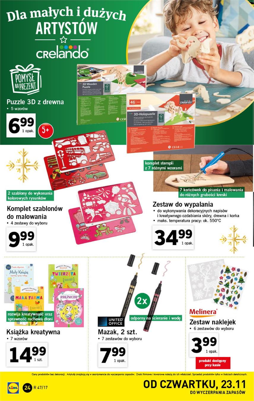 Gazetka Lidl Polska Sp. z o.o. nr 24 od 2017-11-20 do 2017-11-26