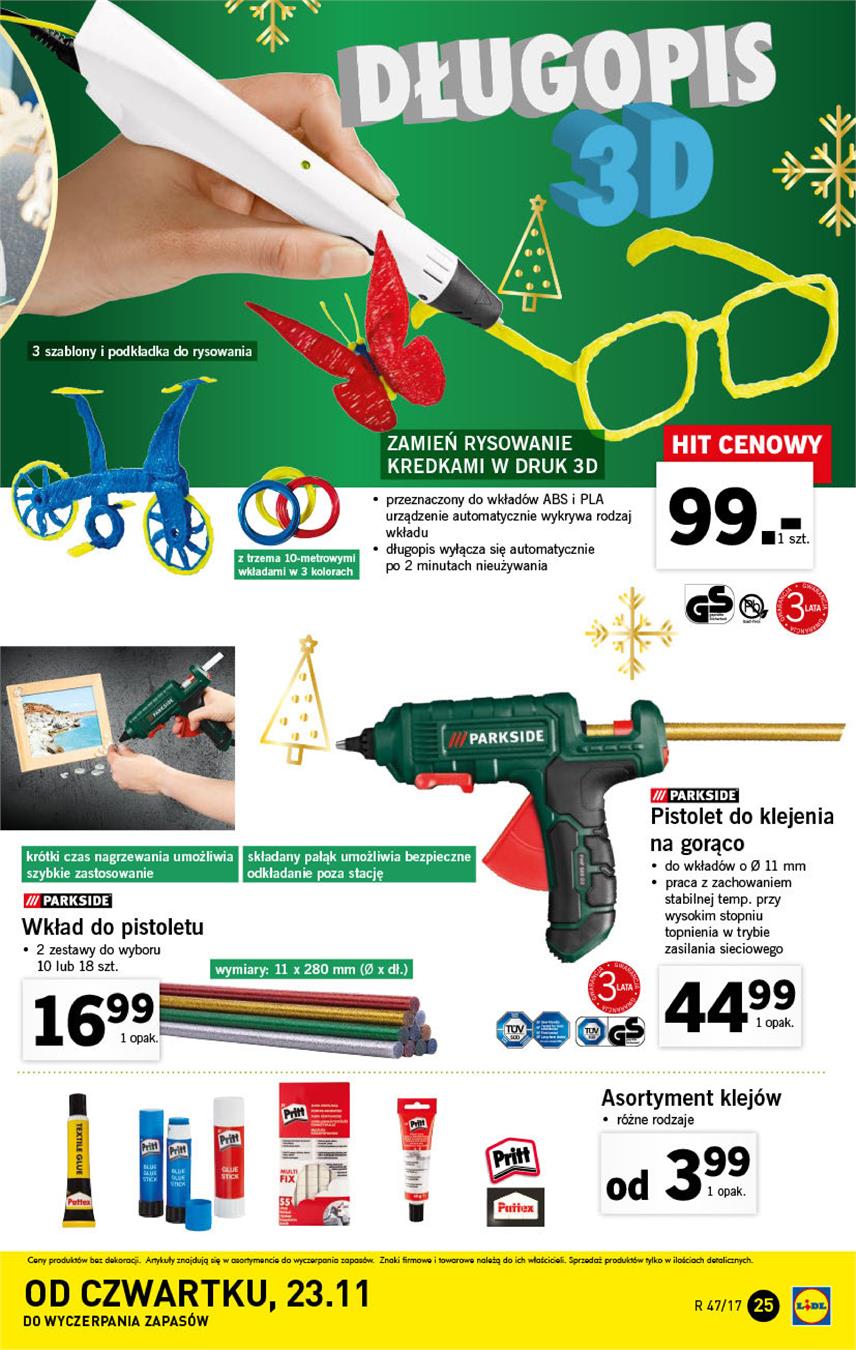 Gazetka Lidl Polska Sp. z o.o. nr 25 od 2017-11-20 do 2017-11-26