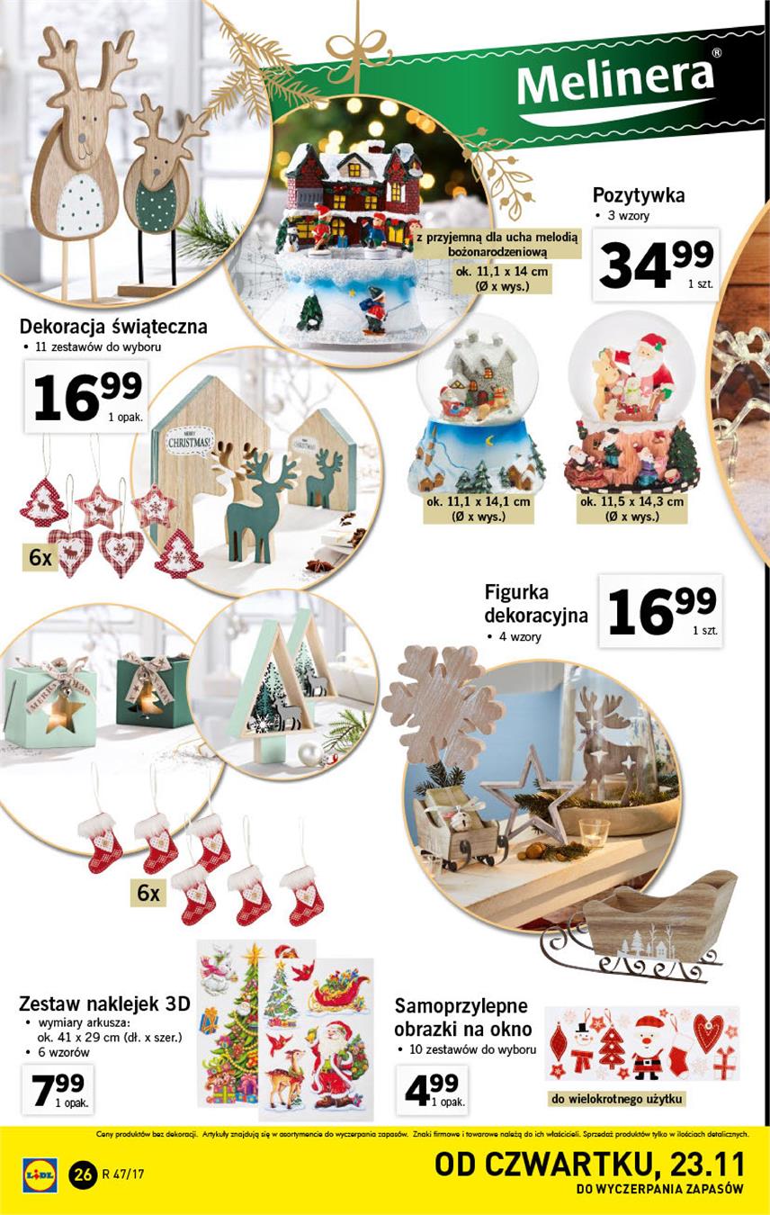 Gazetka Lidl Polska Sp. z o.o. nr 26 od 2017-11-20 do 2017-11-26