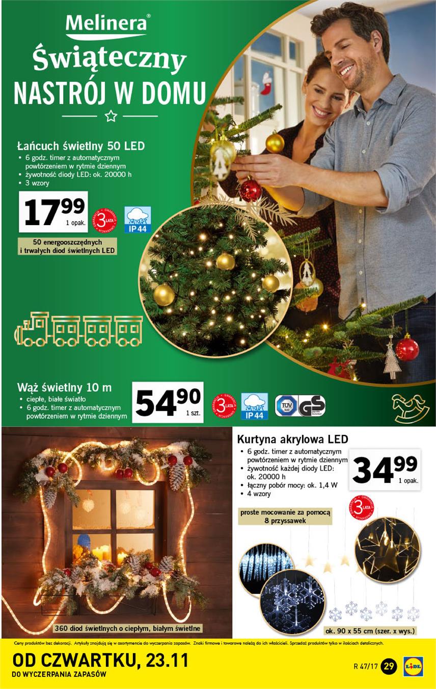 Gazetka Lidl Polska Sp. z o.o. nr 29 od 2017-11-20 do 2017-11-26