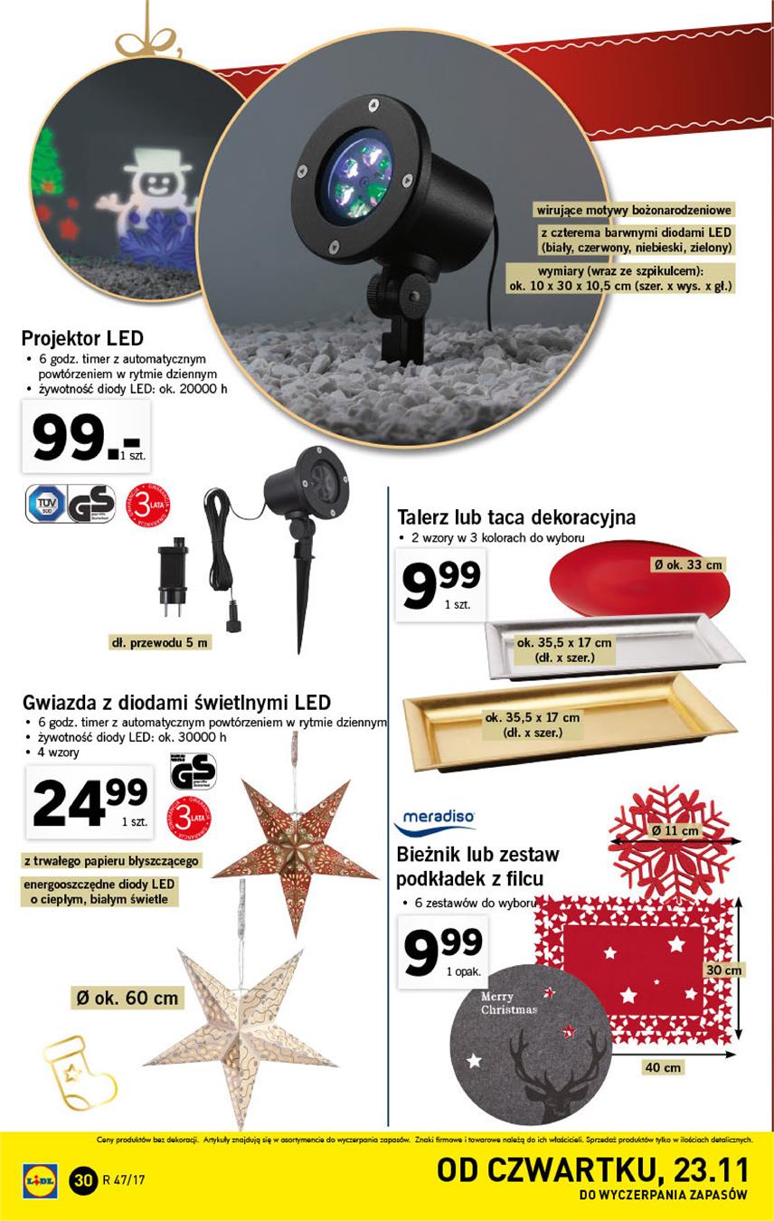 Gazetka Lidl Polska Sp. z o.o. nr 30 od 2017-11-20 do 2017-11-26