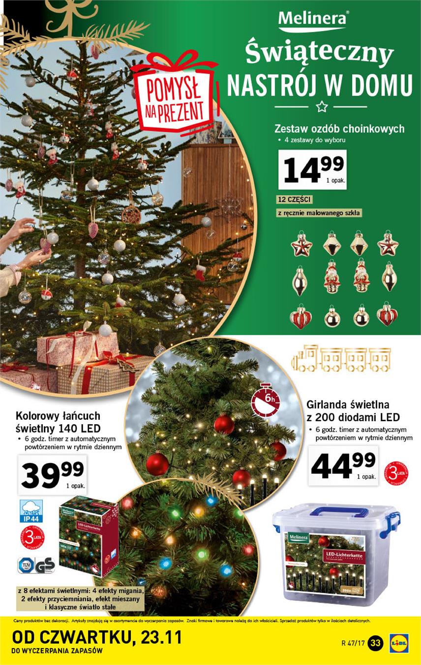 Gazetka Lidl Polska Sp. z o.o. nr 33 od 2017-11-20 do 2017-11-26