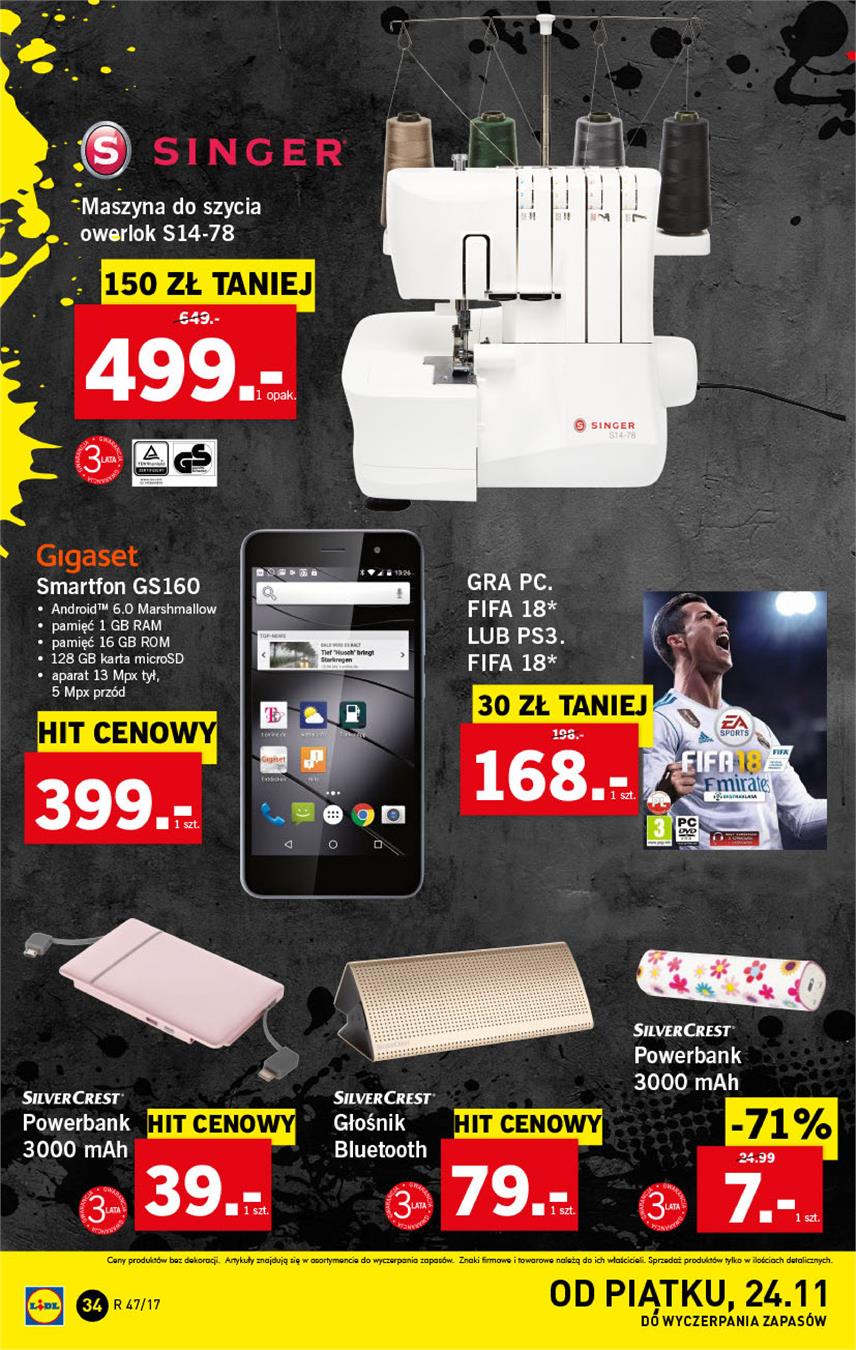 Gazetka Lidl Polska Sp. z o.o. nr 34 od 2017-11-20 do 2017-11-26