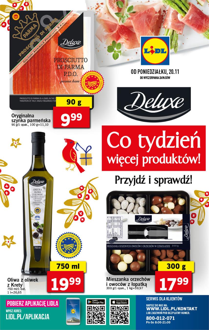 Gazetka Lidl Polska Sp. z o.o. nr 40 od 2017-11-20 do 2017-11-26