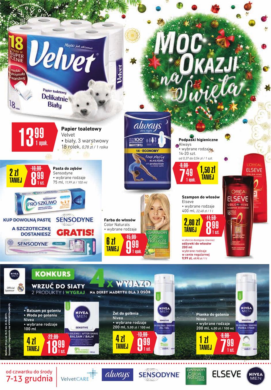 Gazetka SCA PR Polska Sp. z o.o. nr 17 od 2017-12-07 do 2017-12-13