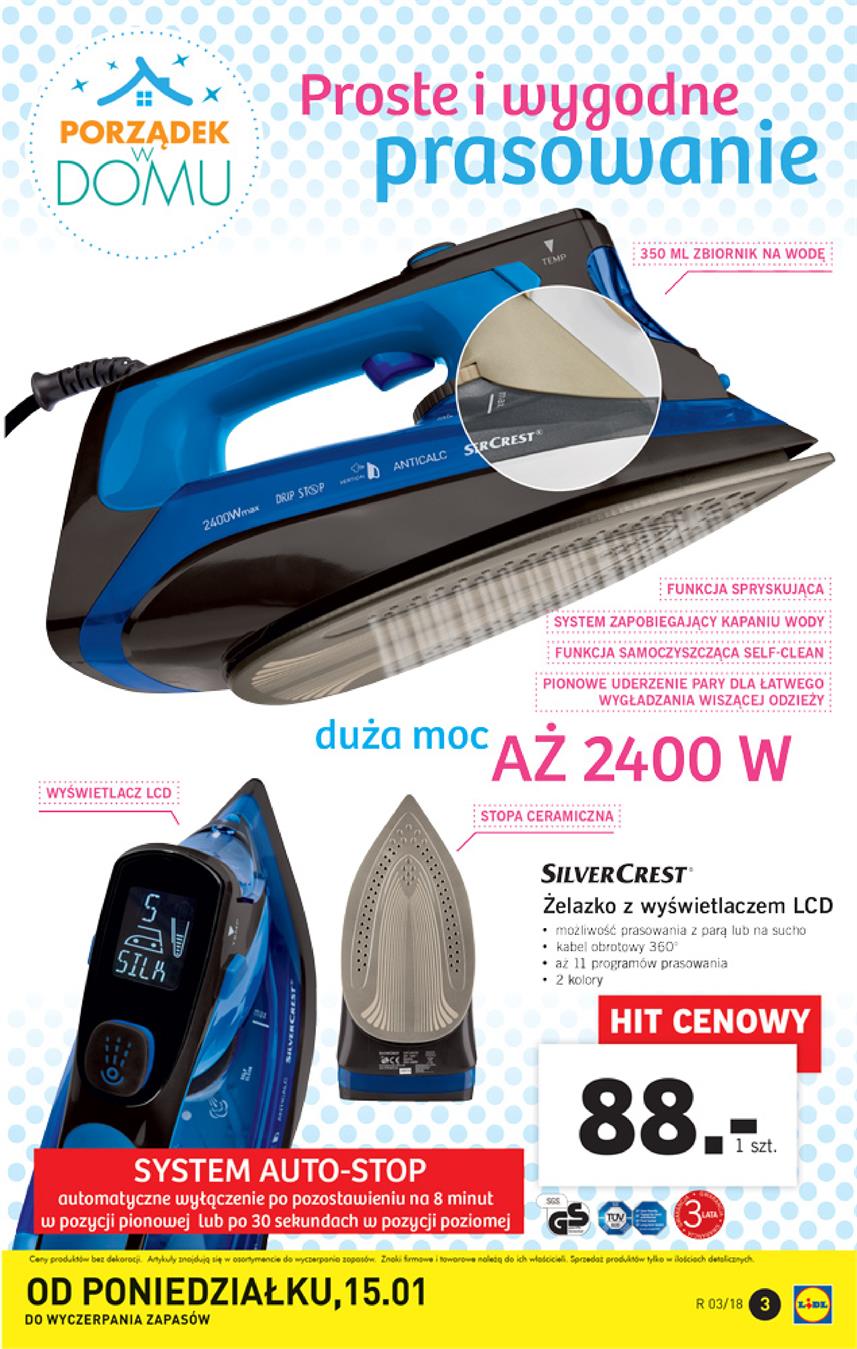 Gazetka Lidl Polska Sp. z o.o. nr 3 od 2018-01-15 do 2018-01-21