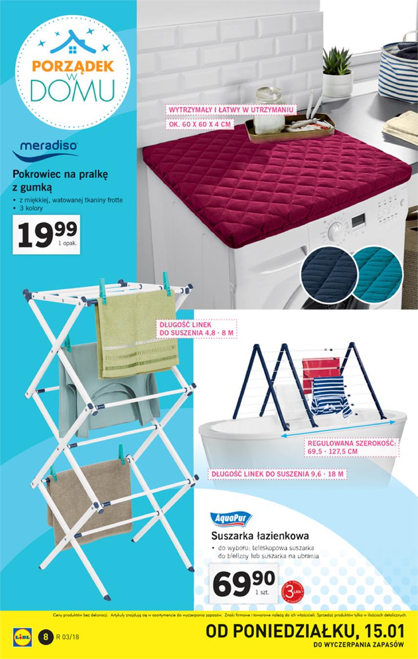 Gazetka Lidl Polska Sp. z o.o. nr 8 od 2018-01-15 do 2018-01-21