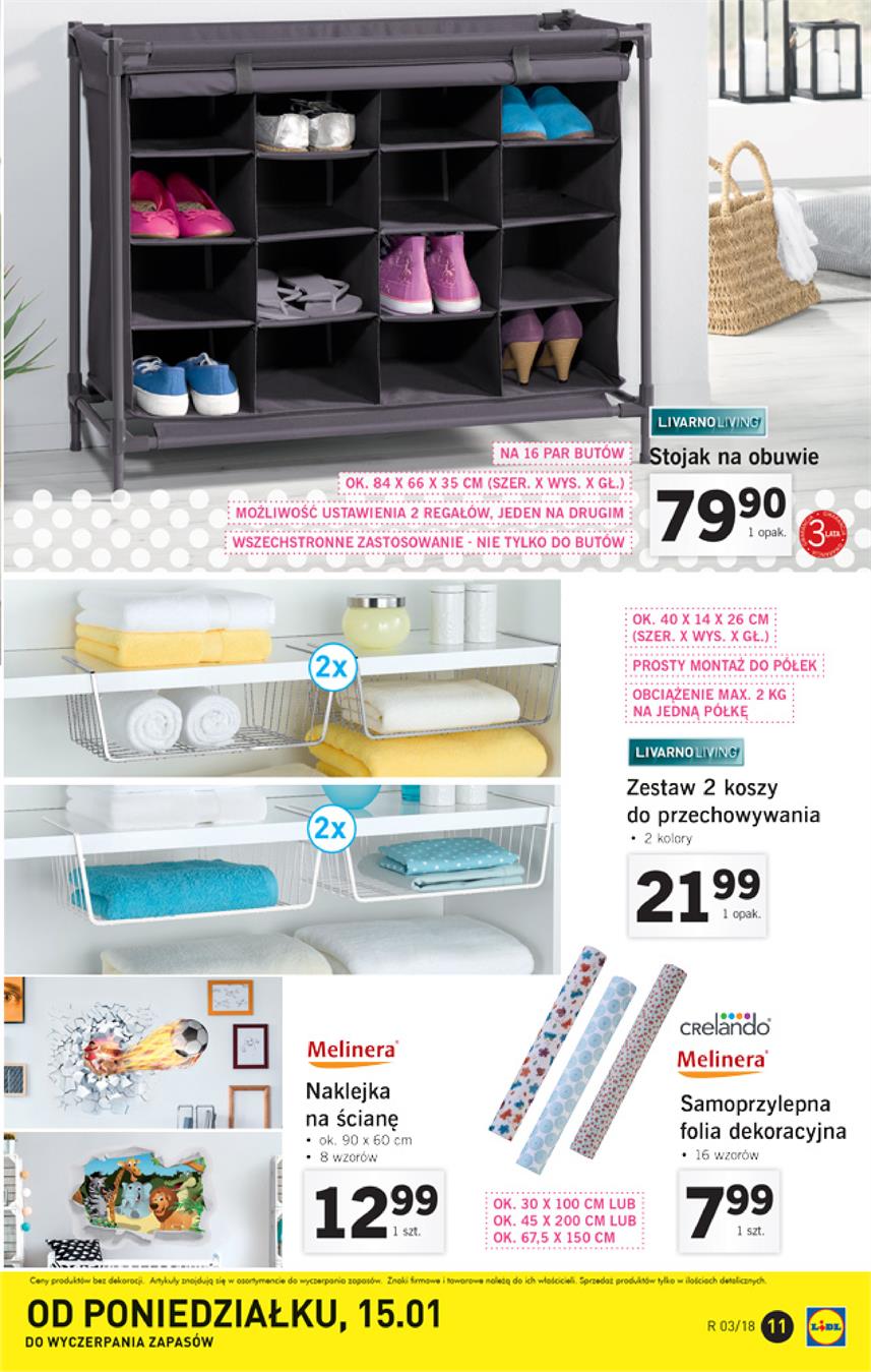 Gazetka Lidl Polska Sp. z o.o. nr 11 od 2018-01-15 do 2018-01-21