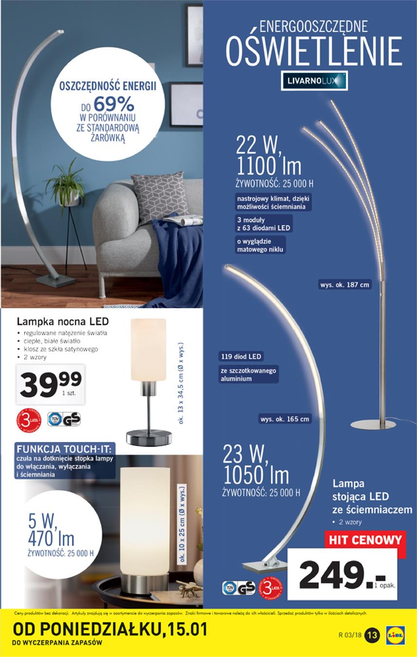 Gazetka Lidl Polska Sp. z o.o. nr 13 od 2018-01-15 do 2018-01-21