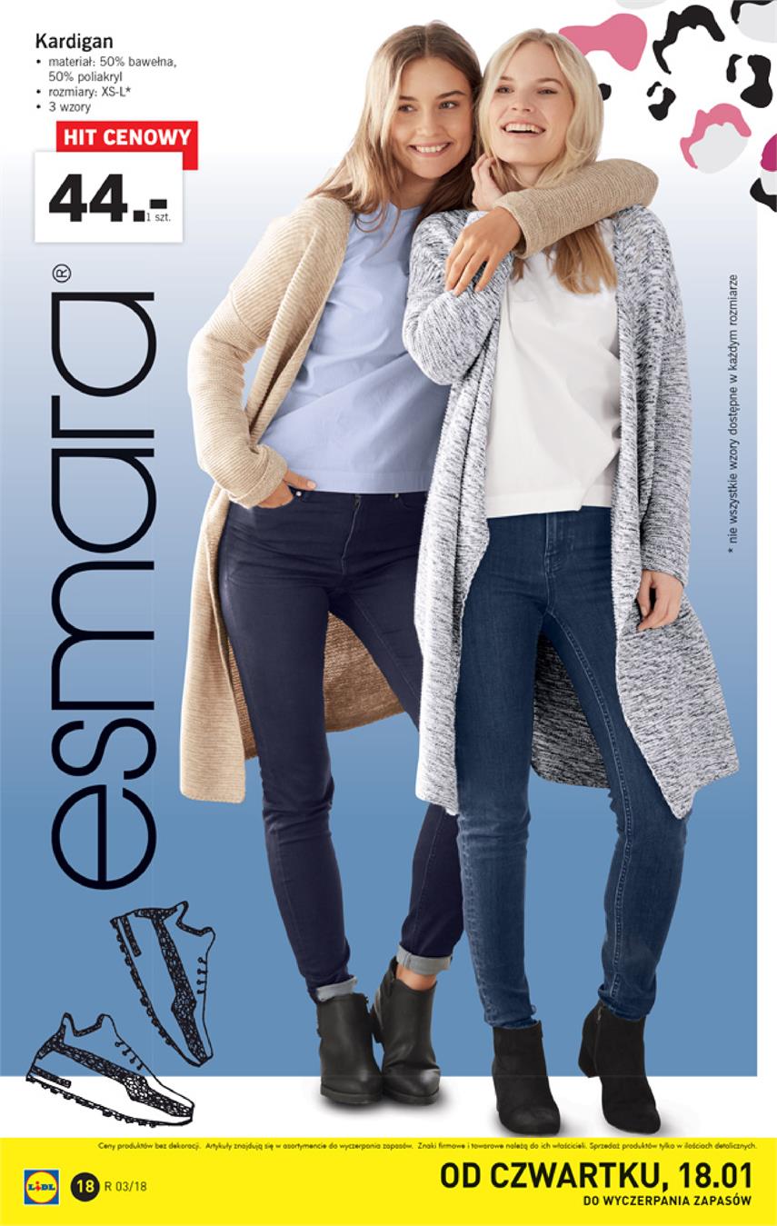 Gazetka Lidl Polska Sp. z o.o. nr 18 od 2018-01-15 do 2018-01-21
