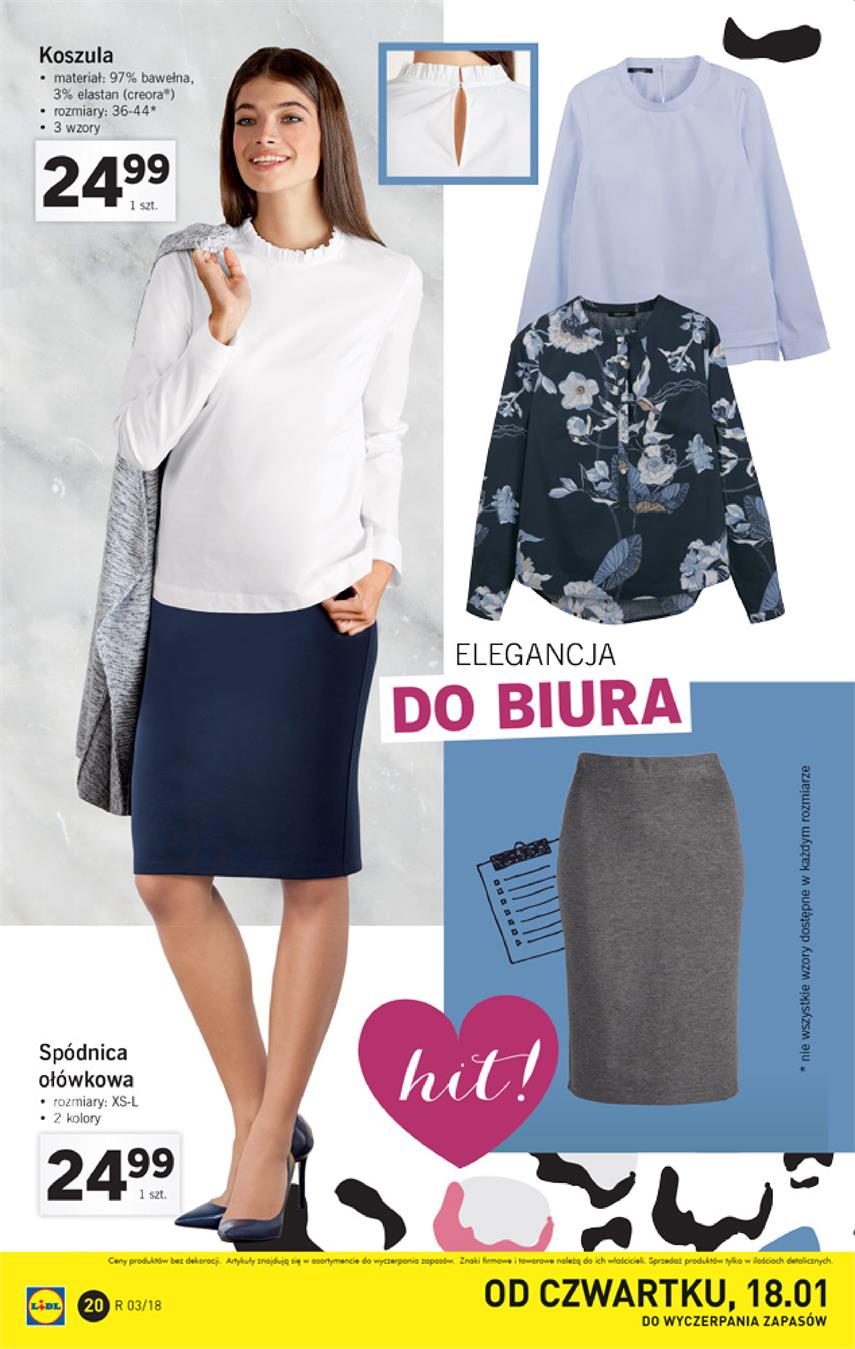 Gazetka Lidl Polska Sp. z o.o. nr 20 od 2018-01-15 do 2018-01-21